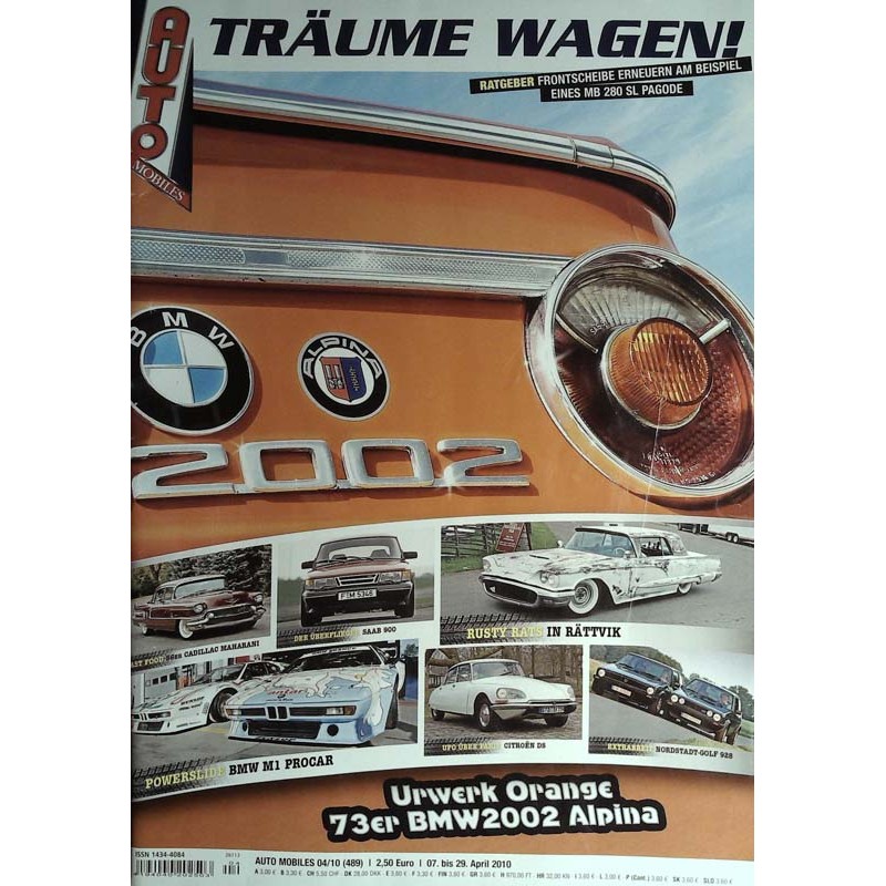 Auto Mobiles 4/10 - 7 bis 29 April 2010 - Träume Wagen!