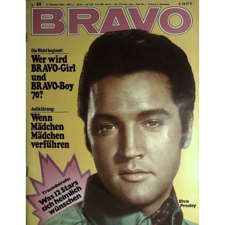 BRAVO Nr.44 / 27 Oktober 1969 - Elvis Presley