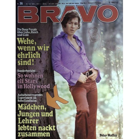 BRAVO Nr.26 / 21 Juni 1971 - Peter Maffay