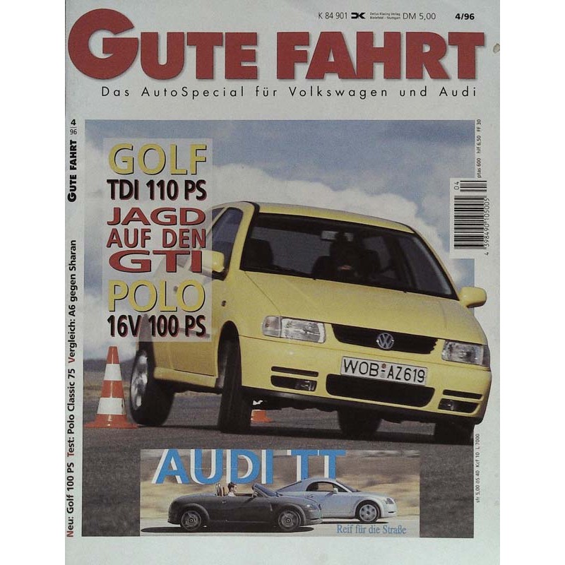Gute Fahrt Heft 4 / April 1996 - Jagd auf den GTI