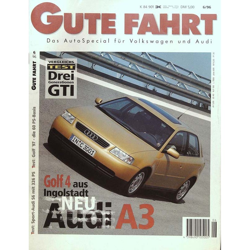 Gute Fahrt Heft 6 / Juni 1996 - Neu Audi A3