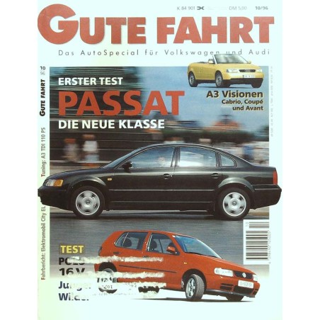 Gute Fahrt Heft 10 / Oktober 1996 - Passat die neue Klasse
