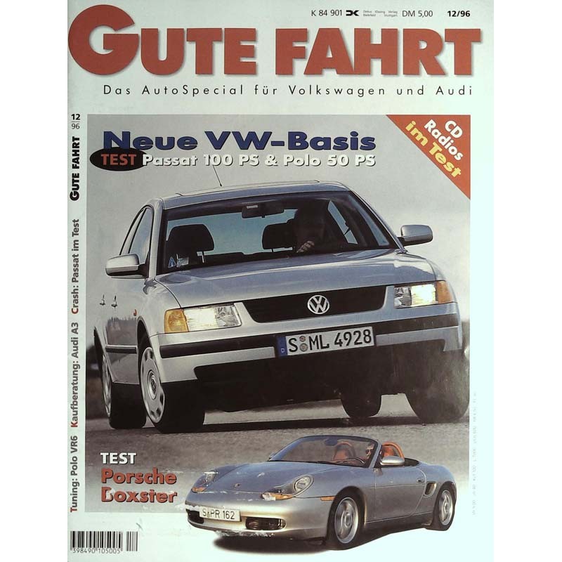 Gute Fahrt Heft 12 / Dezember 1996 - Neue VW-Basis