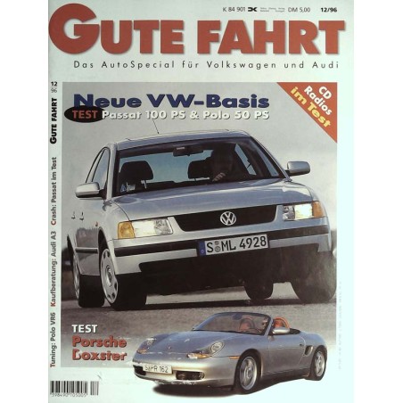 Gute Fahrt Heft 12 / Dezember 1996 - Neue VW-Basis