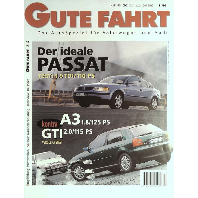 Gute Fahrt Heft 11 / November 1996 - Der ideale Passat