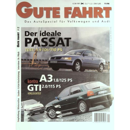 Gute Fahrt Heft 11 / November 1996 - Der ideale Passat