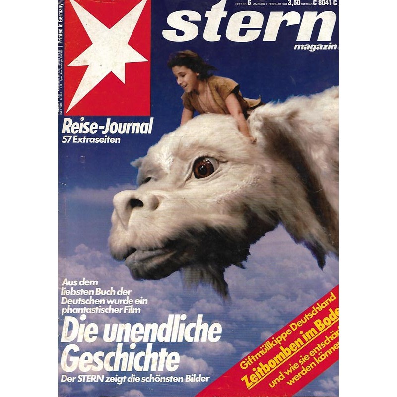 stern Heft Nr.6 /  2 Februar 1984 - Die unendliche Geschichte