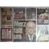Bild Zeitung Samstag, 9 August 2025 - Merz fällt um