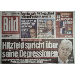 Bild Zeitung Montag, 11 August 2025 - Hitzfeld spricht