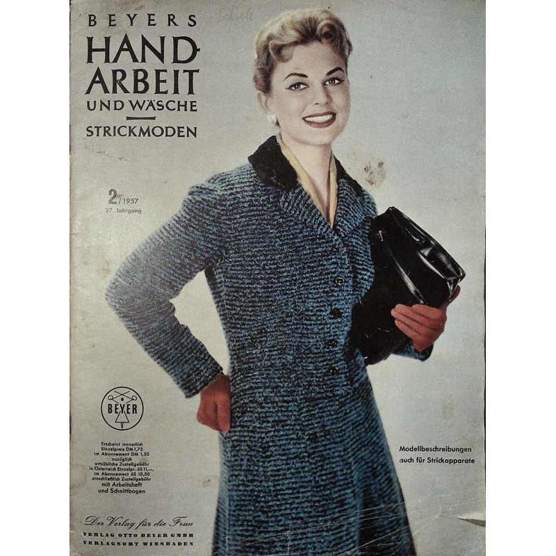 Beyers Handarbeit Heft 2/Februar 1957 - Frühjahrkostüm