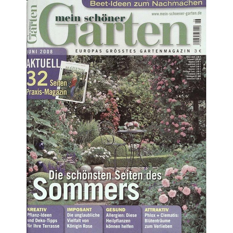 Mein schöner Garten / Juni 2008 - Die Seiten des Sommers