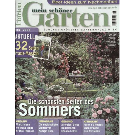Mein schöner Garten / Juni 2008 - Die Seiten des Sommers