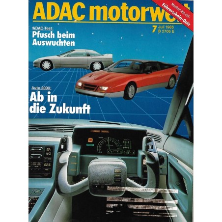 ADAC Motorwelt Heft.7 / Juli 1986 - Ab in die Zukunft