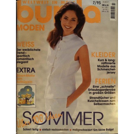 burda Moden 7/Juli 1995 - Über 100 Ideen Sommer