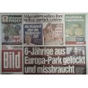 Bild Zeitung Freitag, 15 August 2025 - Mädchen im Europa-Park