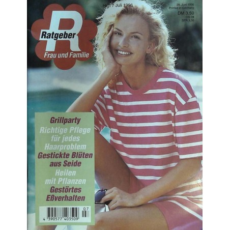 Ratgeber Frau und Familie Heft 7/Juli 1996 - Haarprobleme