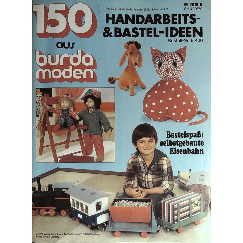 150 aus burda Moden 1978 - Handarbeits & Bastel-Ideen