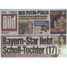 Bild Zeitung Mittwoch, 20 August 2025 - Bayern-Star liebt Scholl-Tochter