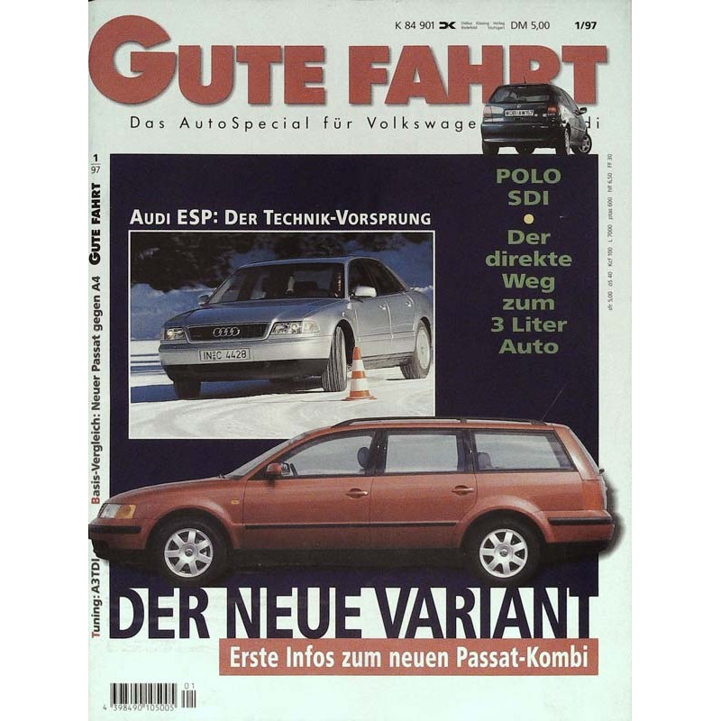 Gute Fahrt Heft 1 / Januar 1997 - Der neue VW Variant