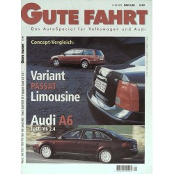 Gute Fahrt Heft 5 / Mai 1997 - Concept Vergleich