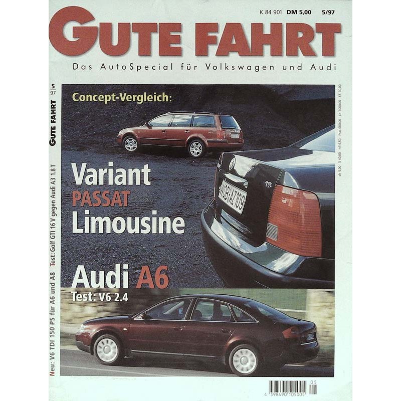 Gute Fahrt Heft 5 / Mai 1997 - Concept Vergleich