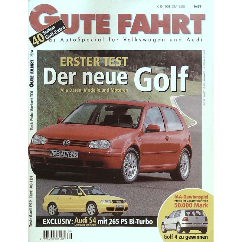 Gute Fahrt Heft 9 / September 1997 - Der neue Golf