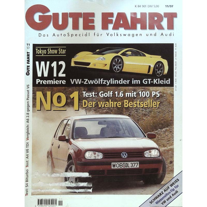 Gute Fahrt Heft 11 / November 1997 - W12 Premiere