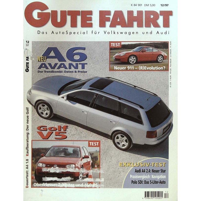 Gute Fahrt Heft 12 / Dezember 1997 - Audi A6 Avant