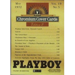 Playboy Chromium Cover Cards Ed. 2 | No.135 | May 1972