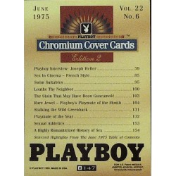 Playboy Chromium Cover Cards Ed. 2 | No.147 | June 1975