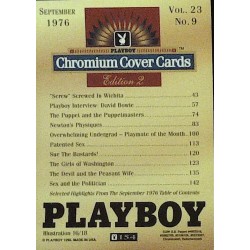Playboy Chromium Cover Cards Ed. 2 | No.154 | September 1976