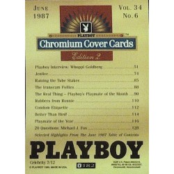 Playboy Chromium Cover Cards Ed. 2 | No.182 | June 1987