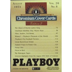 Playboy Chromium Cover Cards Ed. 2 | No.141 | August 1973