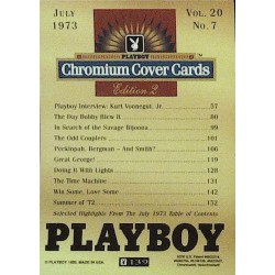 Playboy Chromium Cover Cards Ed. 2 | No.139 | July 1973
