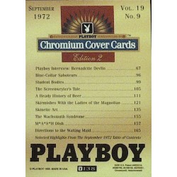 Playboy Chromium Cover Cards Ed. 2 | No.138 | September 1972