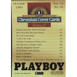 Playboy Chromium Cover Cards Ed. 2 | No.171 | October 1984