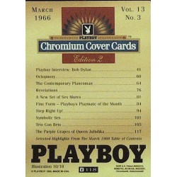 Playboy Chromium Cover Cards Ed. 2 | No.118 | March 1966