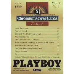 Playboy Chromium Cover Cards Ed. 2 | No.107 | July 1959