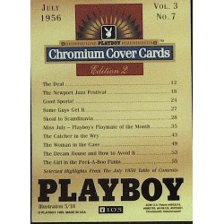 Playboy Chromium Cover Cards Ed. 2 | No.105 | July 1956