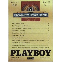 Playboy Chromium Cover Cards Ed. 2 | No.104 | August 1955
