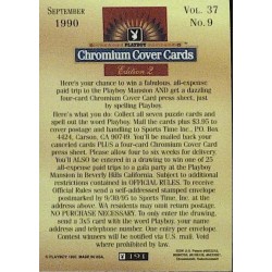 Playboy Chromium Cover Cards Ed. 2 | No.191 | September 1990 | Y