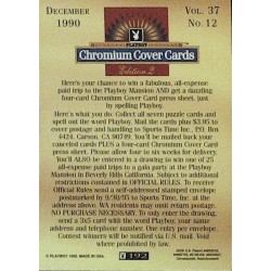 Playboy Chromium Cover Cards Ed. 2 | No.192 | December 1990 | B