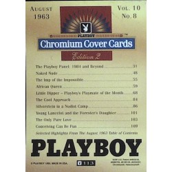 Playboy Chromium Cover Cards Ed. 2 | No.113 | August 1963