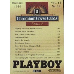 Playboy Chromium Cover Cards Ed. 2 | No.131 | December 1970