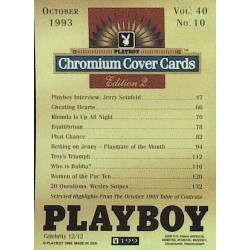 Playboy Chromium Cover Cards Ed. 2 | No.199 | October 1993