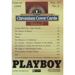 Playboy Chromium Cover Cards Ed. 2 | No.189 | February 1990
