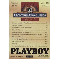 Playboy Chromium Cover Cards Ed. 2 | No.133 | February 1971