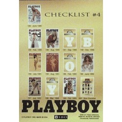 Playboy Chromium Cover Cards Ed. 2 | No.180 | Checklist 4