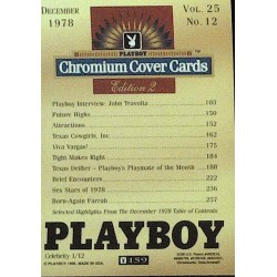 Playboy Chromium Cover Cards Ed. 2 | No.159 | December 1978