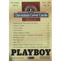 Playboy Chromium Cover Cards Ed. 2 | No.142 | September 1973